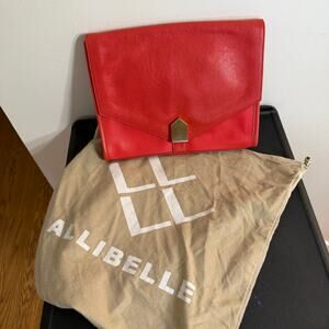 Allibelle Red Clutch